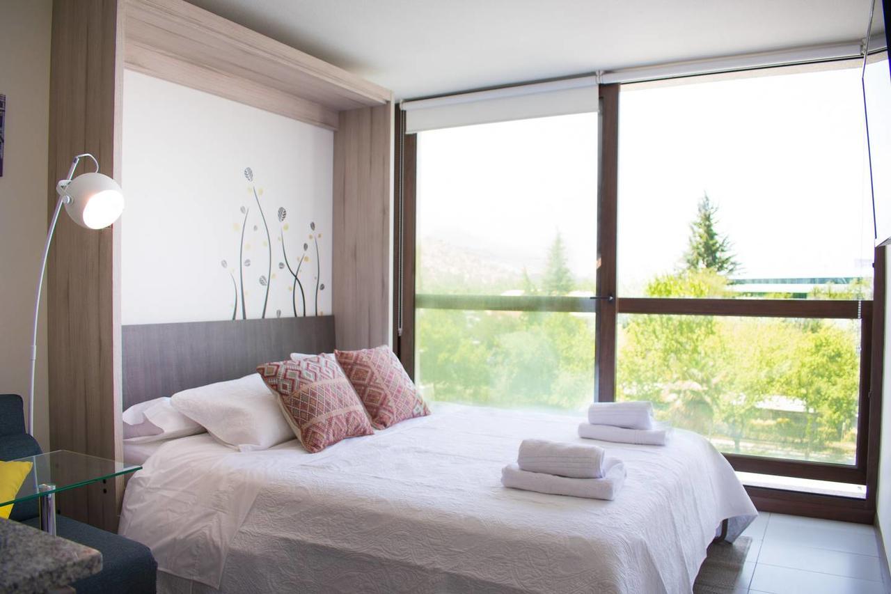 Lotus Blanc Studio- W/ Mountain View, Pool And Gym Santiago Exterior photo